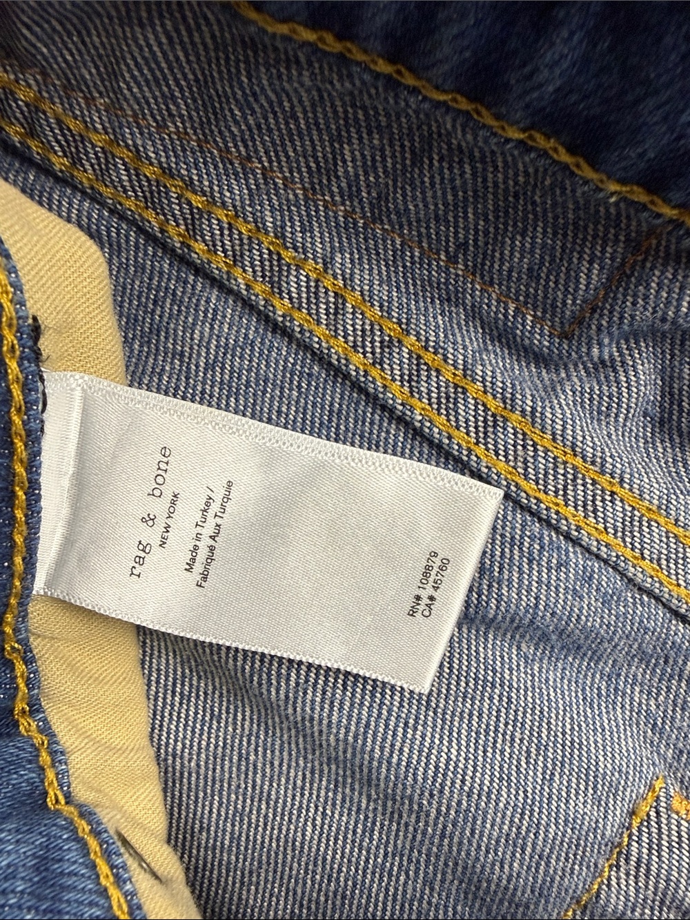 Rag and Bone sz 29 Blue Women’s High-Rise Straight Jeans - Picture 4 of 12